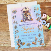 キッズオンハロウィーンテーマ招待状子供へ誕生日 招待状