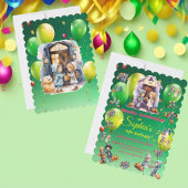 キッズオンハロウィーンテーマ招待状子供へ誕生日 招待状