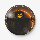 キッズカカローマッシュハロウィーン紙プレート ペーパープレート (正面)