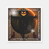 キッズカクレローマッシュハローウィンパーティ スタンダードカクテルナプキン (正面)