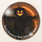 キッズカクレローマッシュハローウィンパーティ ラウンドペーパーコースター (正面)