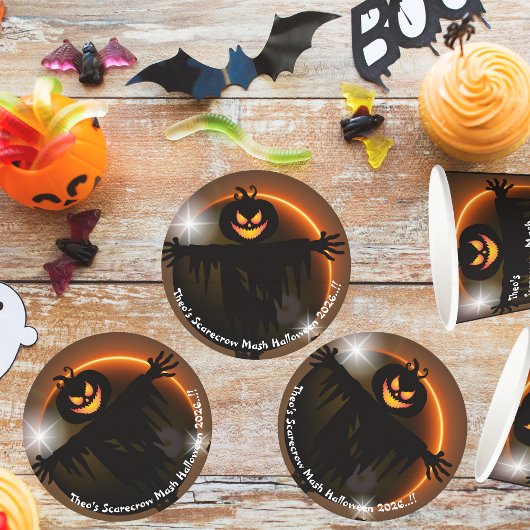 キッズカクレローマッシュハローウィンパーティ ラウンドペーパーコースター