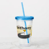 キッズカスタマイズ建築トラックアクリルタンブラー アクリルタンブラー (左)