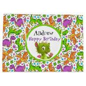 キッズカスタマイズ恐竜抱き枕 ラージペーパーバッグ