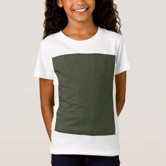キッズカスタムのTシャツ – Moss Green Block Tシャツ (正面)