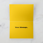 キッズカスタムコンクリートミキサートラックハッピーバースデー カード (内部)