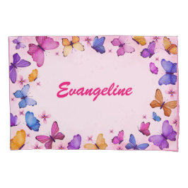 キッズカスタムバタフライピローケース 枕カバー