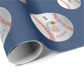 キッズカスタムフォト野球包装紙 ラッピングペーパー (ロールコーナー)