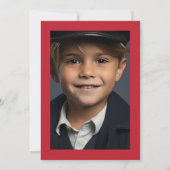 キッズカスタム航海のセーラーバースデーパーティー写真 招待状 (裏面)