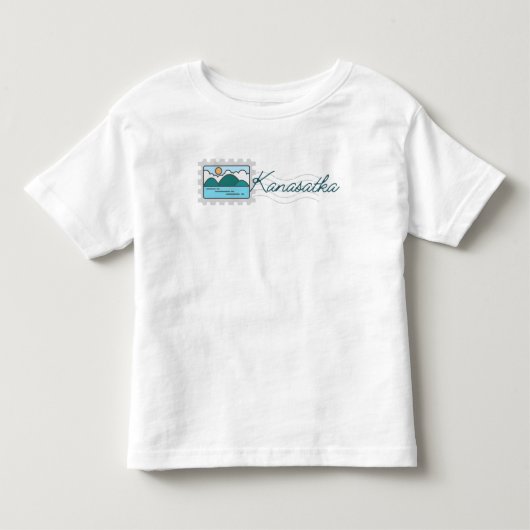 キッズカナサトカスタンプT トドラーTシャツ (正面)