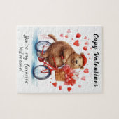 キッズカピバラのバレンタイン ジグソーパズル (横)