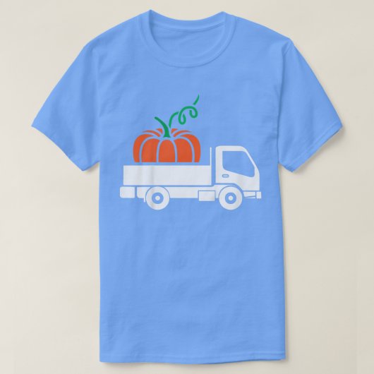 キッズカボチャートラック怠惰ハロウィーンのカッコいい衣装  Tシャツ (デザイン正面)