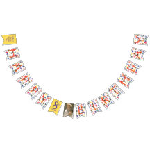 キッズカラテパーティーハッピーバースデーバンティングバナー