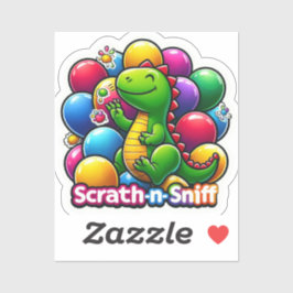 キッズカラフルおもしろいバルーンDINOシール シール