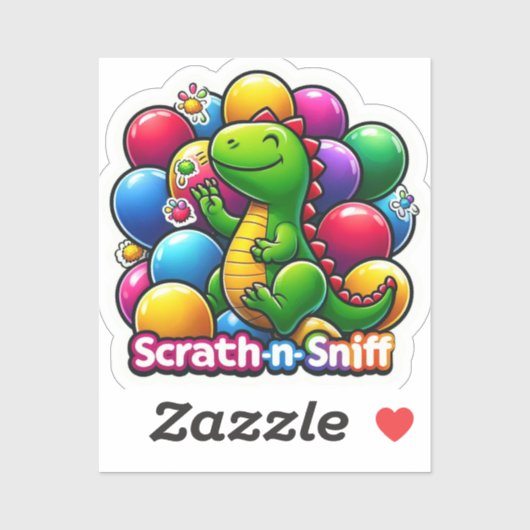 キッズカラフルおもしろいバルーンDINOシール シール (シート)