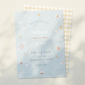 キッズカラフルビーチパーティーテーマ誕生日 招待状