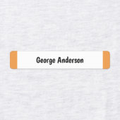 キッズカラフル新学期パーソナライズされた服 ラベル (デザイン2)