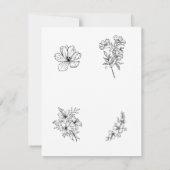 キッズカラーリングページデジタルダウンロードブック 招待状 (裏面)