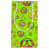 キッズカラー熱狂するピースアウトネオン抱き枕S スモールペーパーバッグ (正面)