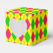 キッズカラー熱狂する-CKC-6-アーガイルFAVORITES BOX,sqハート フェイバーボックス (正面サイド)