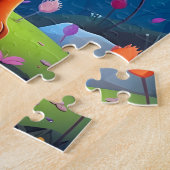 キッズカワイイキツネパズル ジグソーパズル (側面)