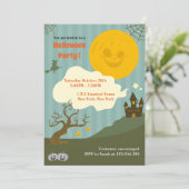 キッズカワイイヴィンテージハローウィンパーティ 招待状 (スタンド正面)