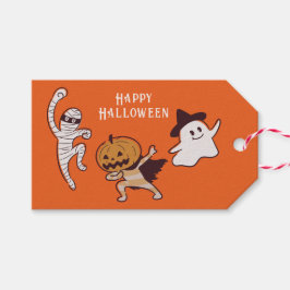 キッズカワイイ幽霊ハッピーハローウィン ギフトタグ