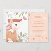 キッズカワイディアー2nd誕生日パーティー 招待状 (正面)