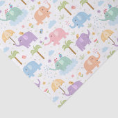 キッズカワイハッピーゾーンズパステルピンクブルーグリーン 薄葉紙 (詳細)