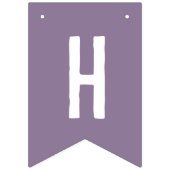 キッズカワイパープルジムナスティクス誕生日 バンティングフラッグ (第2の旗)