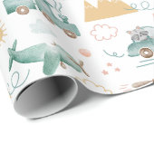 キッズカワイビークル | ボーイズ誕生日輸送 ラッピングペーパー (ロールコーナー)