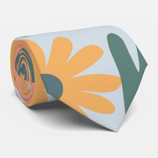 キッズカワイラディバグ水玉模様デイジー花柄 ネクタイ (ロール)