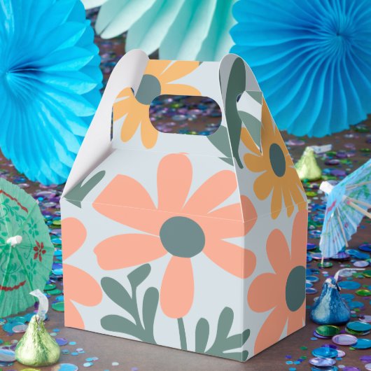 キッズカワイラディバグ水玉模様デイジー花柄 フェイバーボックス (パーティー)