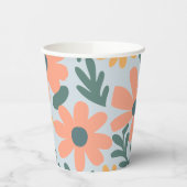 キッズカワイラディバグ水玉模様デイジー花柄 紙コップ (左)