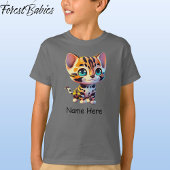 キッズカワイルドライフタイガージャングルサファリキットン Tシャツ