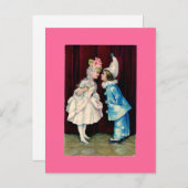 キッズカーツィ色の変更~はがき/招待状 インビテーションポストカード (正面/裏面)