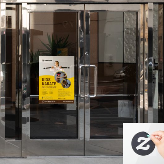 キッズカーテクラスカスタム ウィンドウサイン (オフィスドア)