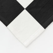 キッズカー市松模様にブのフラグ名の毛布 フリースブランケット (角)