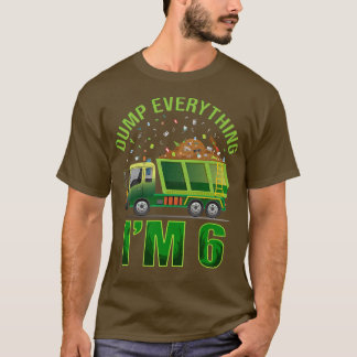 キッズガベージトラックダンプ私は6ゴミT Tシャツ