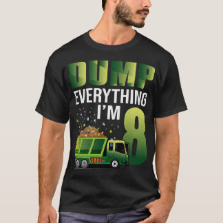 キッズガベージトラックダンプ私は8ゴミT Tシャツ