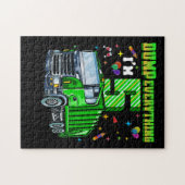 キッズガーベージトラック5th誕生日少年5歳 ジグソーパズル (横)