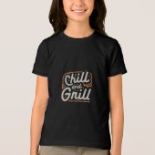 キッズガールズボーイズファッションデザインTシャツ トライブレンドＴシャツ (正面)