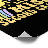 キッズガール新学期学生 – 恋しく思リトルSe ポスター (角)