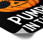 キッズキッズパンプキンのパッチ幼児の男の子 ポスター (角)