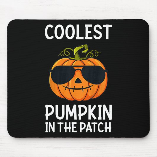キッズキッズパンプキンのパッチ幼児の男の子 マウスパッド (正面)