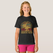 キッズキッズ3レックス3歳の誕生日3番目の恐竜3 Tシャツ (正面フル)
