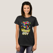 キッズキッズ5歳建物ブロック5誕生日 Tシャツ (正面フル)