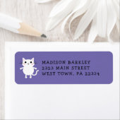 キッズキティ猫かわいい ラベル (インサイチュ)