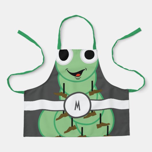 キッズキャモノグラムのタピラーエプロン エプロン (正面)