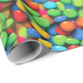 キッズキャンディおもしろいパターン ラッピングペーパー (ロールコーナー)